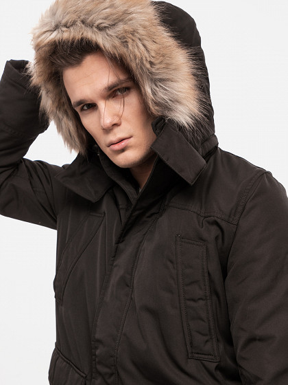 TOMMY JEANS Зимняя мужская куртка, Fur Trim Parka