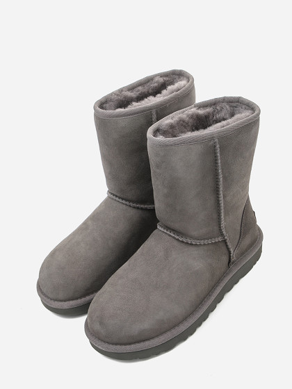 UGG Женские сапоги на каблуке с утеплителем, CLASSIC SHORT II