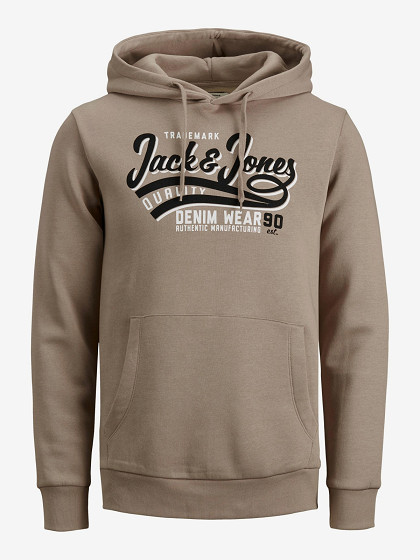 JACK&JONES Vīriešu džemperis, WHLOGO SWEAT HOOD