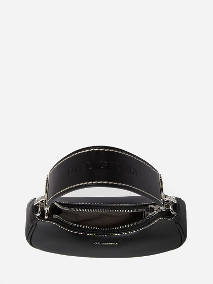 KARL LAGERFELD Sieviešu soma, K/IKONIK LOCK MOON SHOULDER BAG