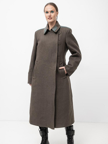 DIESEL Женское пальто с шерстью