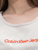 CALVIN KLEIN JEANS Sieviešu T-krekls, TWO TONE MONOGRAM