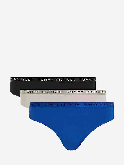 TOMMY HILFIGER Sieviešu biksītes (stringi), 3gab., THONG