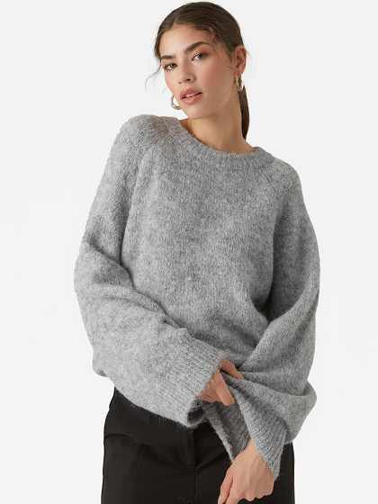 AWARE BY VERO MODA Sieviešu vilnas džemperis, HENLEY