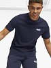 PUMA Vīriešu krekls ar īsām piedurknēm, ESSENTIALS+ T-SHIRT WITH TWO-TONE LOGO