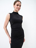 VILA Повседневное женское платье, VIPHOENIX HIGH NECK S/L MIDI DRESS/SU