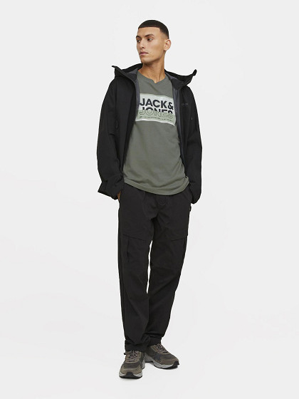 JACK&JONES Мужская футболка, JCOLOGAN TEE SS CREW NECK SS24 LN
