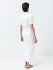 VILA Женское платье-рубашка, VISUDAS 3/4 SHIRT ANKLE DRESS/SU/2LC