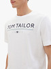 TOM TAILOR Мужская футболка, T-SHIRT WITH A LOGO PRINT