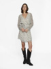 VILA Повседневное женское платье, VIFALIA SMOCK V-NECK L/S DRESS - NOOS