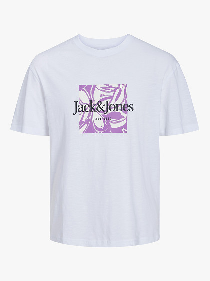 JACK&JONES Мужская футболка, JORLAFAYETTE BRANDING TEE SS CREW NEC LN