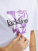 JACK&JONES Мужская футболка, JORLAFAYETTE BRANDING TEE SS CREW NEC LN