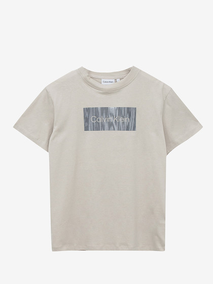 CALVIN KLEIN Женская футболка, METALIC LOGO T SHIRT