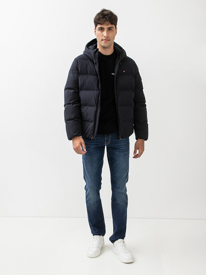 TOMMY HILFIGER Мужская зимняя куртка, CL MOTION HOODED