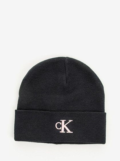 CALVIN KLEIN JEANS Cepure, MONOGRAM EMBRO BEANIE