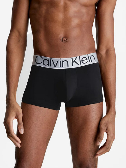 CALVIN KLEIN UNDERWEAR Vīriešu apakšbikses, 3gab., LOW RISE TRUNK 3PK