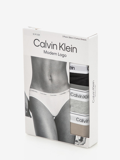 CALVIN KLEIN UNDERWEAR Женские трусики, 3 шт.; BIKINI 3PK