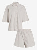 CALVIN KLEIN SLEEPWEAR Женская пижама; S/S BUTTON DOWN & SHORT