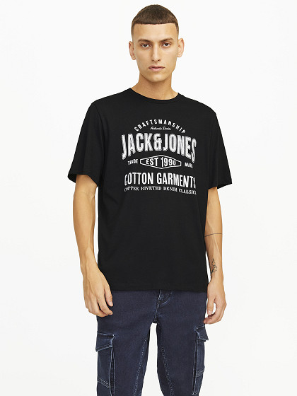 JACK&JONES Vīriešu krekls ar īsām piedurknēm, EANS