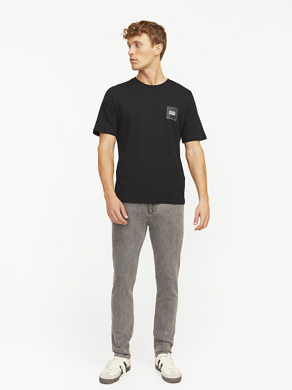 JACK&JONES Vīriešu krekls ar īsām piedurknēm,HLOCK TEE