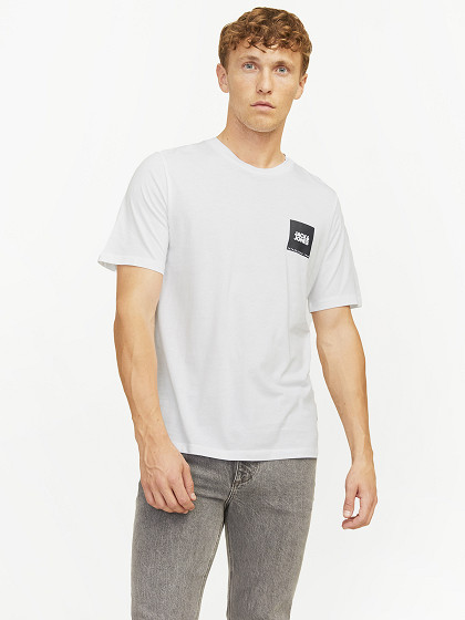 JACK&JONES Мужская рубашка с короткими рукавами,HLOCK TEE