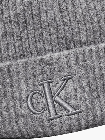 CALVIN KLEIN Sieviešu cepure ar vilnu, THICK EMBROIDERY SCARF