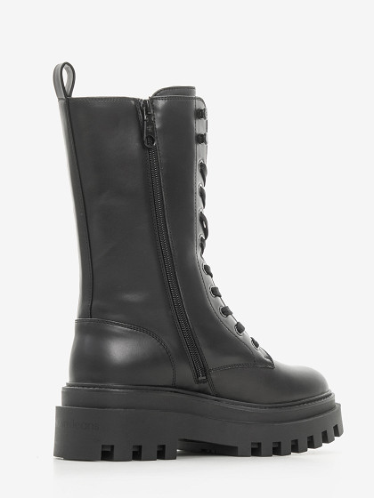 CALVIN KLEIN Sieviešu garie zābaki, FLATFORM LACE UP BOOT MG