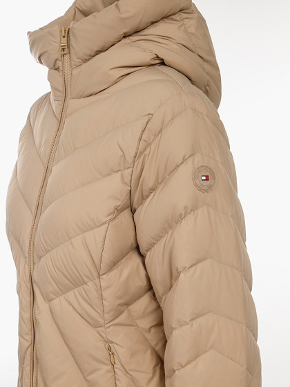 TOMMY HILFIGER Sieviešu ziemas jaka, CHEVRON MW DOWN COAT