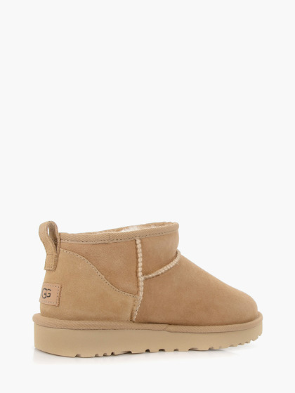 UGG Sieviešu zābaki ar papēžiem un siltinājumu, CLASSIC ULTRA MINI