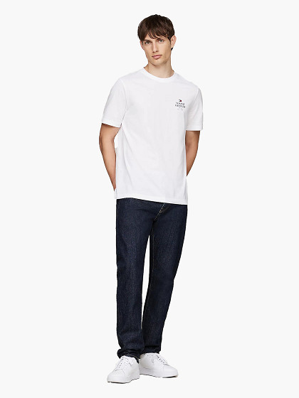 TOMMY HILFIGER Vīriešu krekls ar īsām piedurknēm, HILFIGER STACK TEE