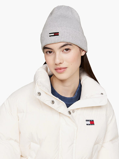 TOMMY JEANS Sieviešu cepure, ELONGATED FLAG BEANIE