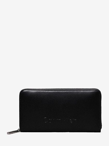 CALVIN KLEIN Женский кошелек, EMBOSSED LOGO ZIP LG WALLET