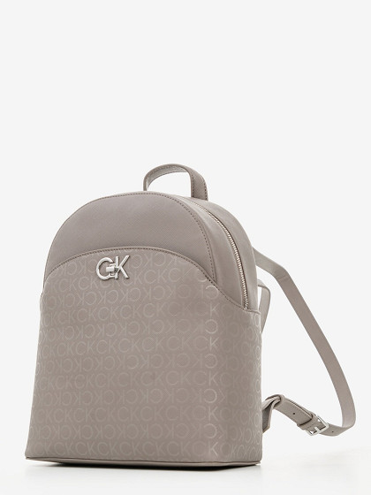 CALVIN KLEIN Sieviešu mugursoma, RE-LOCK DOME BACKPACK MONO