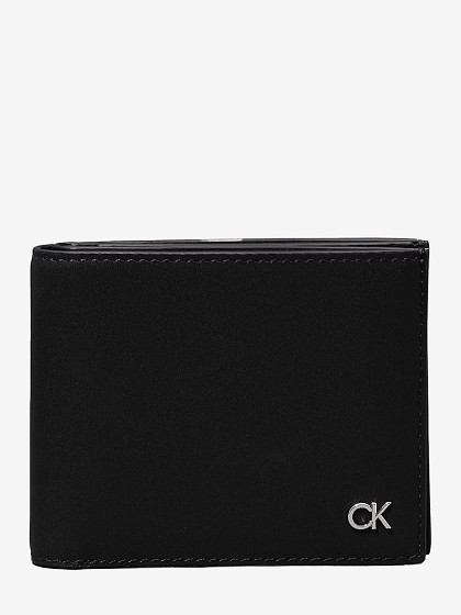 CALVIN KLEIN Мужской кошелек, METAL CK BIFOLD 5CC W/COIN