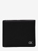 CALVIN KLEIN Vīriešu naudas maks, METAL CK BIFOLD 5CC W/COIN