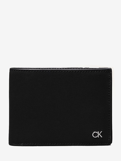 CALVIN KLEIN Мужской кошелек, METAL CK TRIFOLD 10CC W/COIN