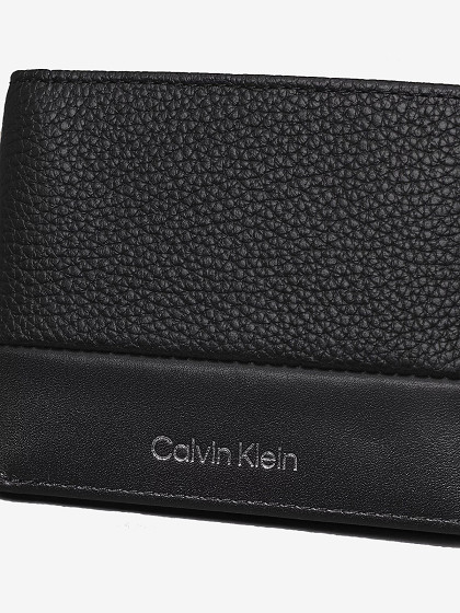 CALVIN KLEIN Vīriešu naudas maks, SUBTLE MIX BIFOLD 6CC W/BILL