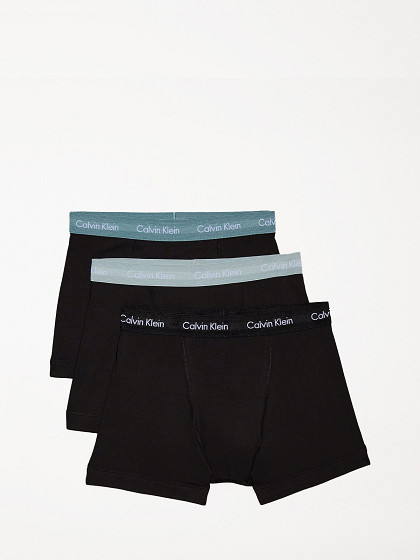 CALVIN KLEIN UNDERWEAR Vīriešu apakšbikses, 3gab., TRUNK