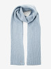 CALVIN KLEIN Šalle ar vilnu un kašmira, CK METAL CHUNKY RIB HW SCARF