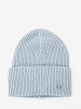 CALVIN KLEIN Шапка из шерсти и кашемира, CK METAL CHUNKY RIB BEANIE