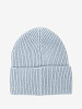 CALVIN KLEIN Cepure ar vilnu un kašmiru, CK METAL CHUNKY RIB BEANIE