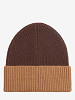 CALVIN KLEIN Cepure ar vilnu un kašmiru, CK METAL TWO-TONE CHUNKY BEANIE