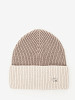 CALVIN KLEIN Cepure ar vilnu un kašmiru, CK METAL TWO-TONE CHUNKY BEANIE