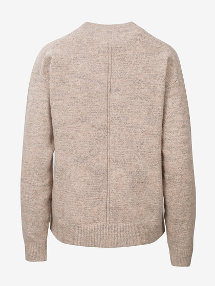 CALVIN KLEIN Sieviešu jaka ar vilnu, SOFT HEATHER C-NECK SWEATER