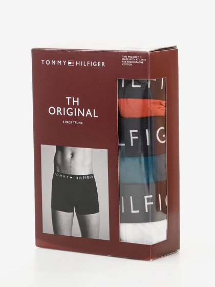 TOMMY HILFIGER Vīriešu apakšbikses, 3gab., TRUNK