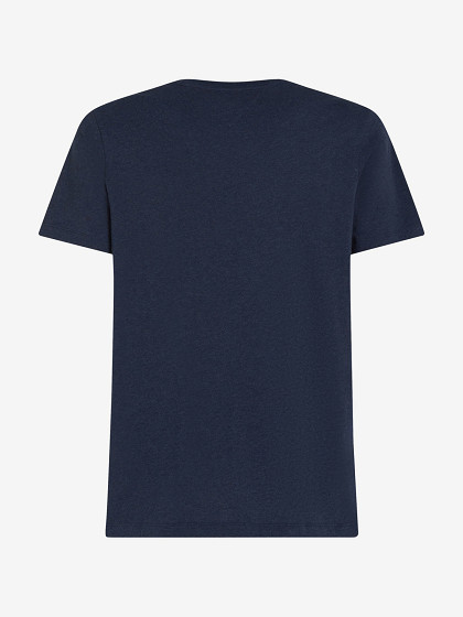 TOMMY HILFIGER Vīriešu krekls ar īsām piedurknēm, ESSENTIAL REG FIT HEATHER TEE