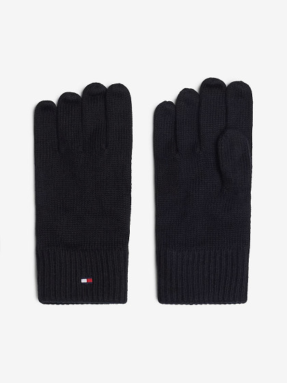 TOMMY HILFIGER Vīriešu cimdi ar kašmiru, ESSENTIALS FLAG GLOVES