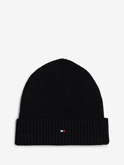 TOMMY HILFIGER Vīriešu cepure ar kašmiru, FLAG PIMA COTTON BEANIE