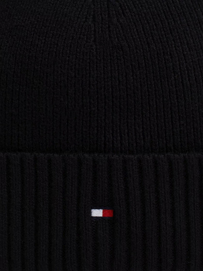 TOMMY HILFIGER Vīriešu cepure ar kašmiru, FLAG PIMA COTTON BEANIE