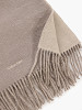 CALVIN KLEIN Šalle 100% vilna, FRINGES TWO TONES SCARF 40x200